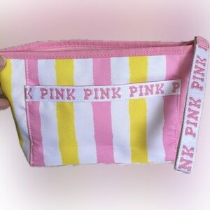 PINK Victoria's Secret Pink and Yellow Bag -new